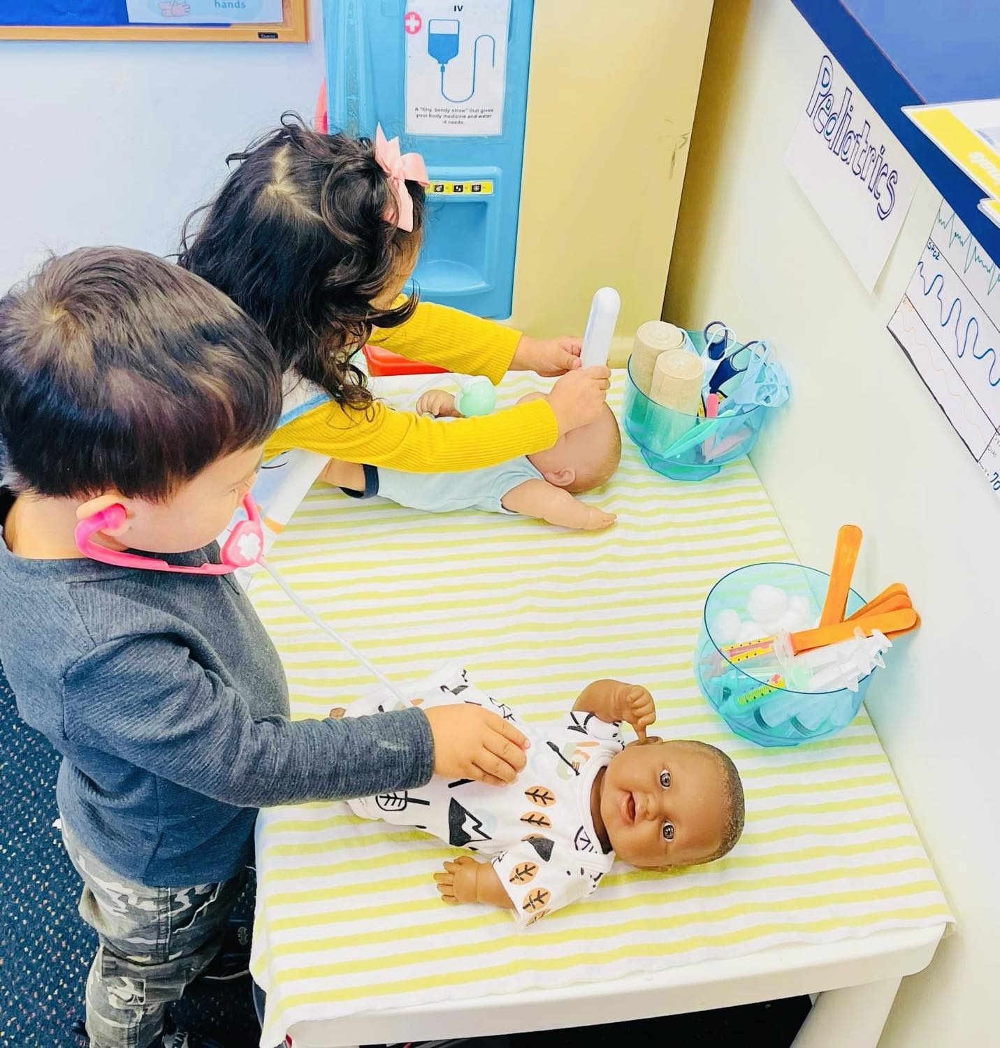 Toddlers playing at Smart Beginnings Academy